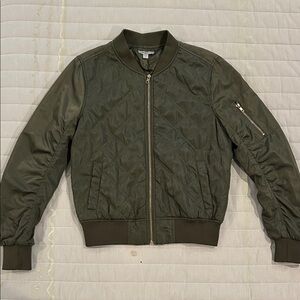 Quilted Bomber Jacket